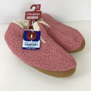 Dearfoams Fuzzy Slippers Booties XL NWT
